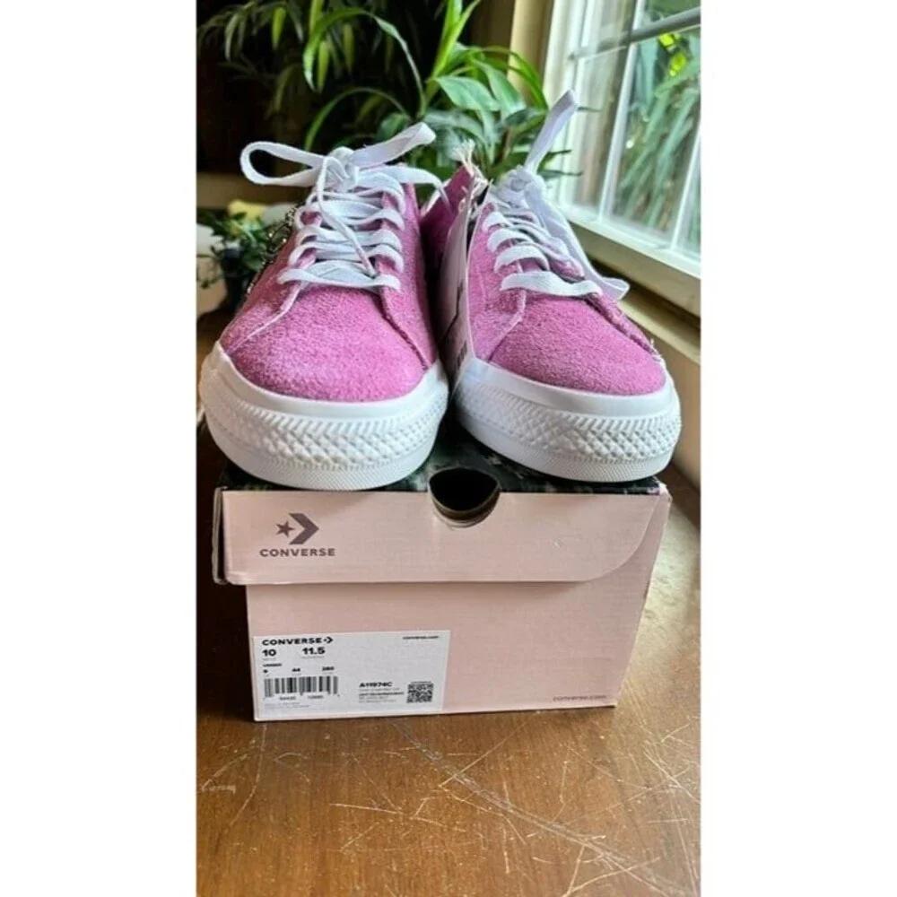 Converse One Star Pro 'Flower Light Orchid' A11974C Size 10 Men's Shoes NEW - Picture 3 of 9